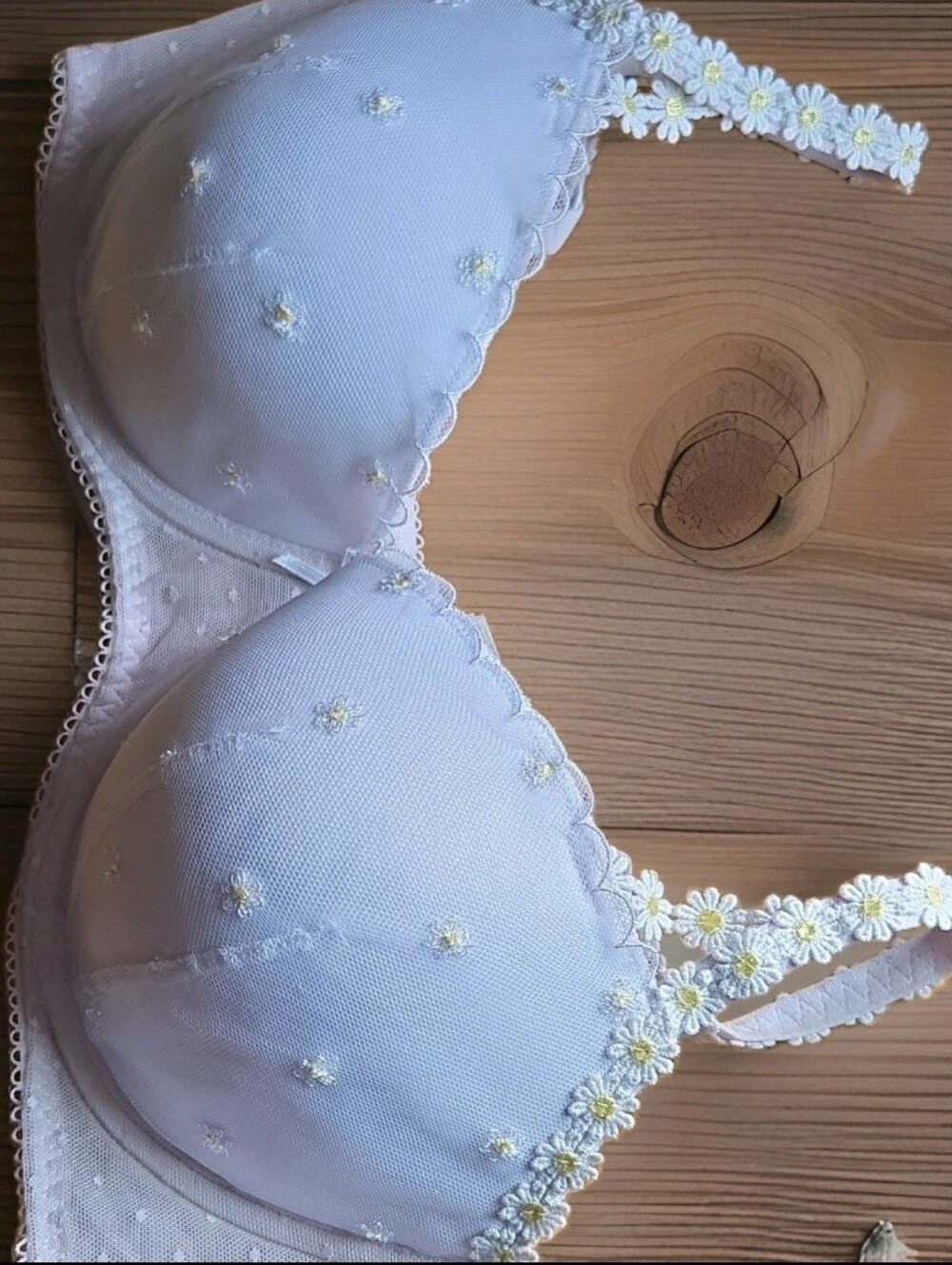 VICTORIA'S SECRET PINK LIGHTLY LINED BALCONETTE UNDERWIRE BRA SIZE 36D